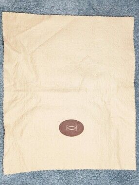Cartier Large Handbag Polishing Cloth Wrap Panthère Guirlande Trinity 12"x10.5"